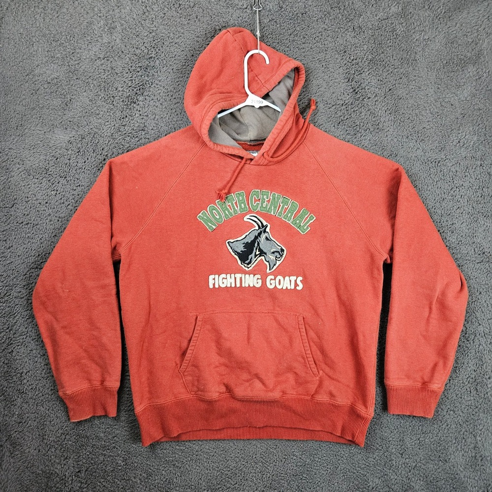 Urban Pipeline Mens Large North Central Fighting Goats Hoodie Orange